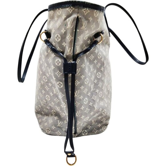 (S6) Louis Vuitton Shoulder Bag Neverfull MM Navy Blue PVC - Picture 2 of 9